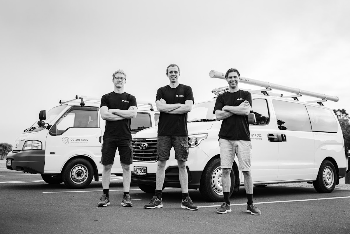 The Applied Electrical team in their branded work shirts